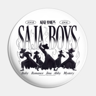 Saja Boys Your Idol Demon Forms Pin