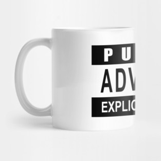 Explicit Content! - White Tee Mug