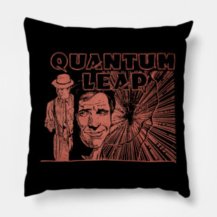 Quantum Leaper 80s Pillow