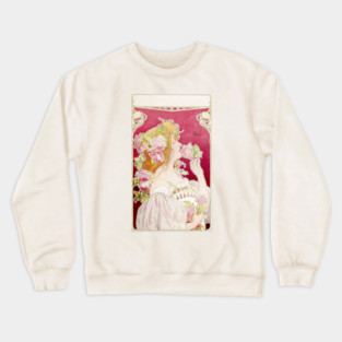 Nouveau style perfume ad poster Crewneck Sweatshirt