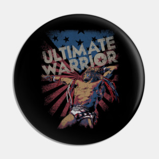 Ultimate Warrior American Flag Pin