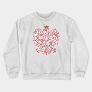 Polish Eagle Red Crewneck Sweatshirt