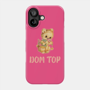 No Thanks Bear Cub Phone Case