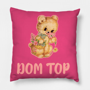 No Thanks Bear Cub Pillow