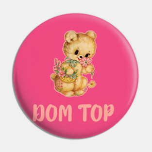 No Thanks Bear Cub Pin