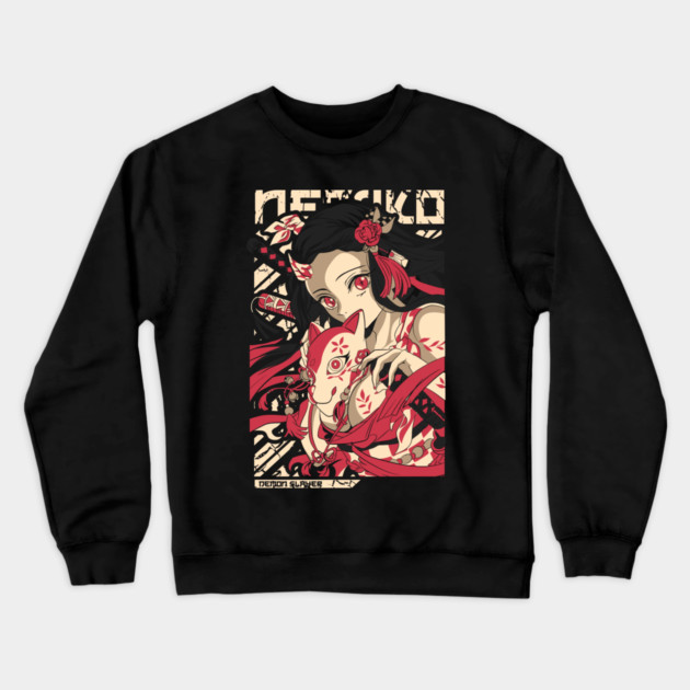 Demon Slayer Nezuko Kamado Crewneck Sweatshirt by Otaku Vibes