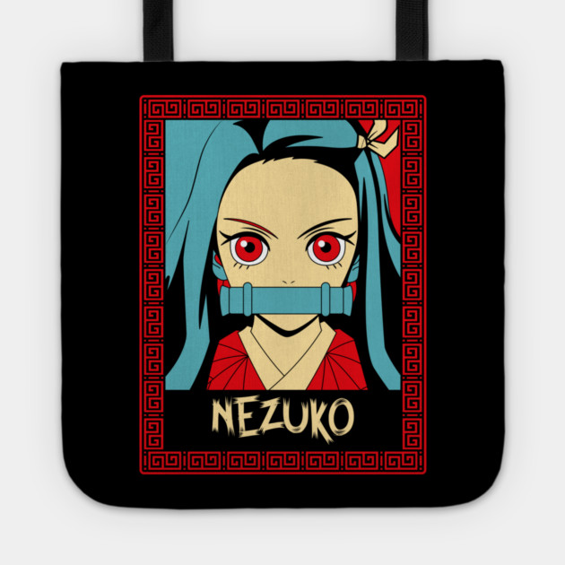 Demon Slayer Nezuko Cute and Fierce Tote by Otaku Vibes