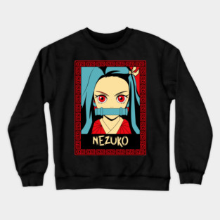 Demon Slayer Nezuko Cute and Fierce Crewneck Sweatshirt