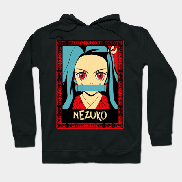 Demon Slayer Nezuko Cute and Fierce Hoodie by Otaku Vibes