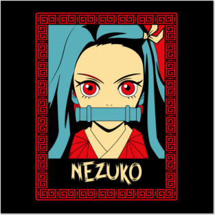 Demon Slayer Nezuko Cute and Fierce Posters and Art