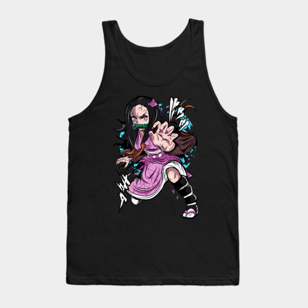 Nezuko Kamado - Demon Slayer Tank Top by Otaku Vibes