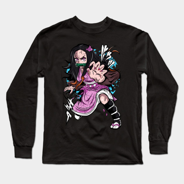 Nezuko Kamado - Demon Slayer Long Sleeve T-Shirt by Otaku Vibes