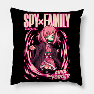 Nezuko X Anya - Demon Slayer X Spy x Family Pillow