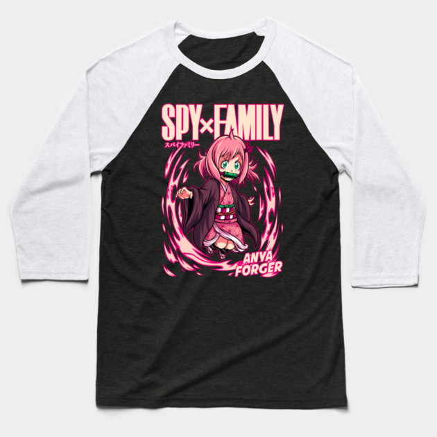 Nezuko X Anya - Demon Slayer X Spy x Family Baseball T-Shirt by Otaku Vibes