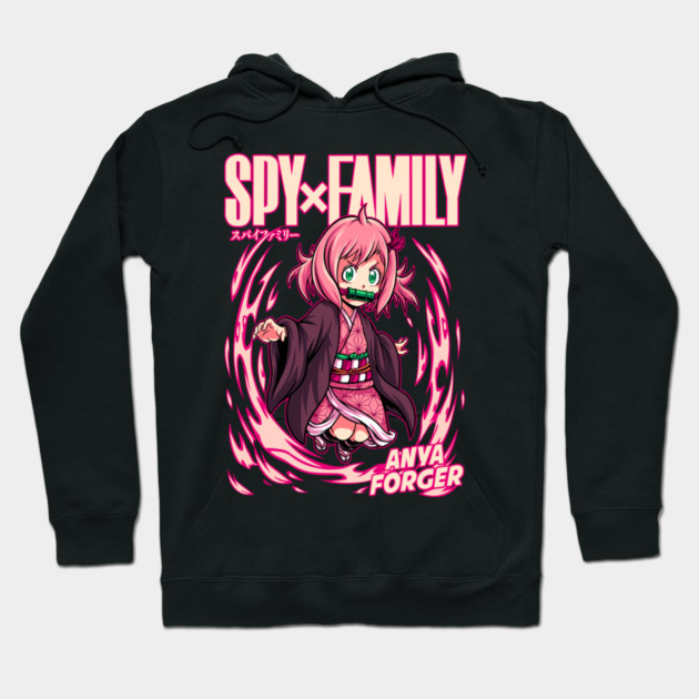 Nezuko X Anya - Demon Slayer X Spy x Family Hoodie by Otaku Vibes