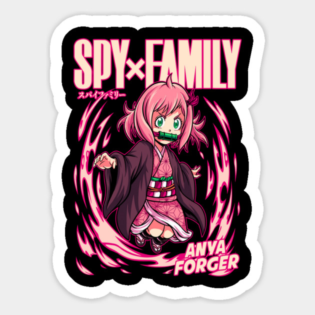 Nezuko X Anya - Demon Slayer X Spy x Family Magnet by Otaku Vibes