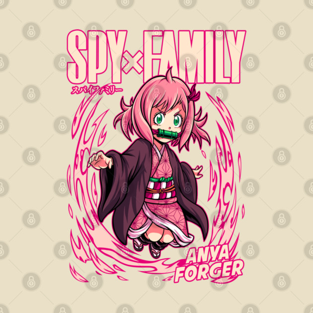 Nezuko X Anya - Demon Slayer X Spy x Family by Otaku Vibes