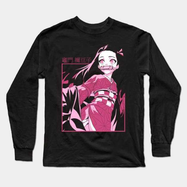 Demon Slayer Nezuko Long Sleeve T-Shirt by Otaku Vibes