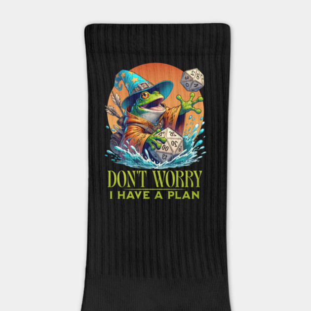 Don't Worry I have a Plan Wizard Frog for Board Gamers by Joaddo