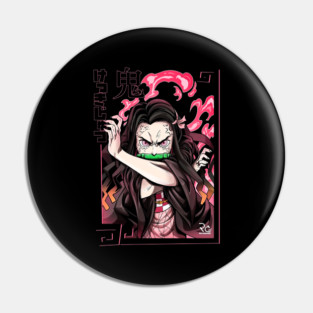 Demon Slayer Nezuko Blood Demon Art Pin