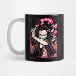 Demon Slayer Nezuko Blood Demon Art Mug