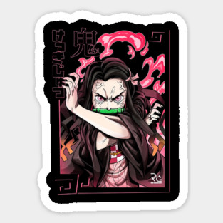 Demon Slayer Nezuko Blood Demon Art Magnet