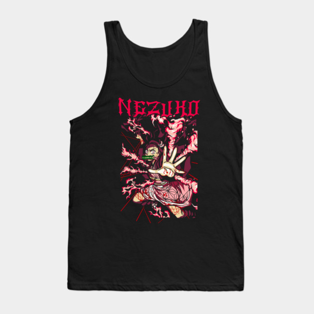 Nezuko Blood Demon - Demon Slayer Tank Top by Otaku Vibes