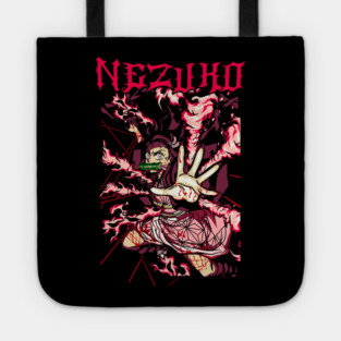Nezuko Blood Demon - Demon Slayer Tote