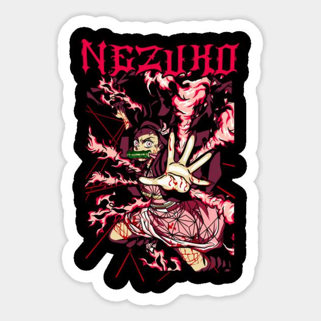 Nezuko Blood Demon - Demon Slayer Magnet by Otaku Vibes