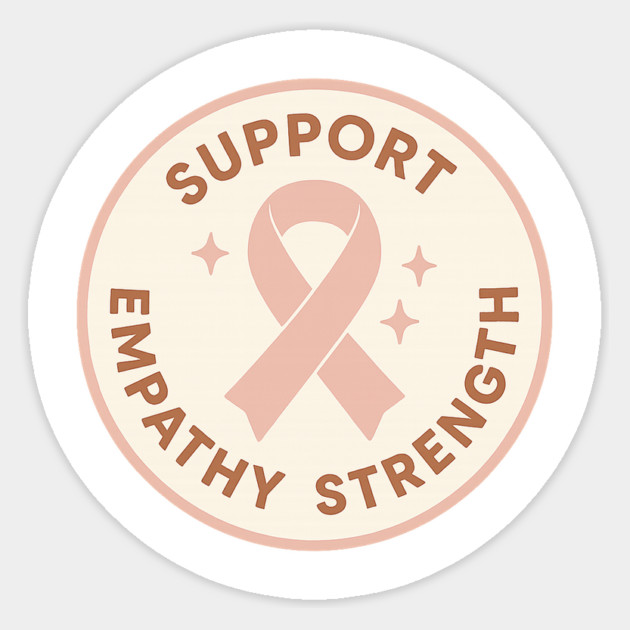 Support • Empathy • Strength Sticker by Fauzi's Store