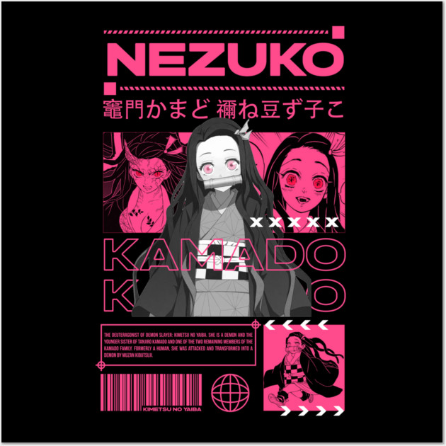 Nezuko - Demon Slayer Wall Art by Otaku Vibes
