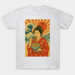 Ramen Warrior Kimono T-Shirt
