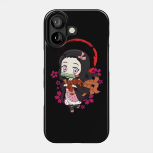 Chibi Cute Nezuko - Demon Slayer Phone Case