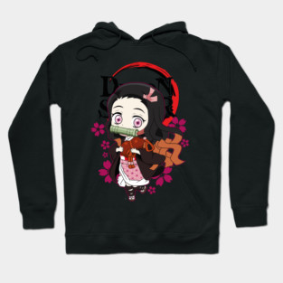 Chibi Cute Nezuko - Demon Slayer Hoodie