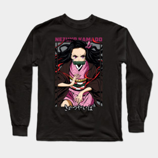 Demon Slayer - Nezuko Powerful and Pure Long Sleeve T-Shirt