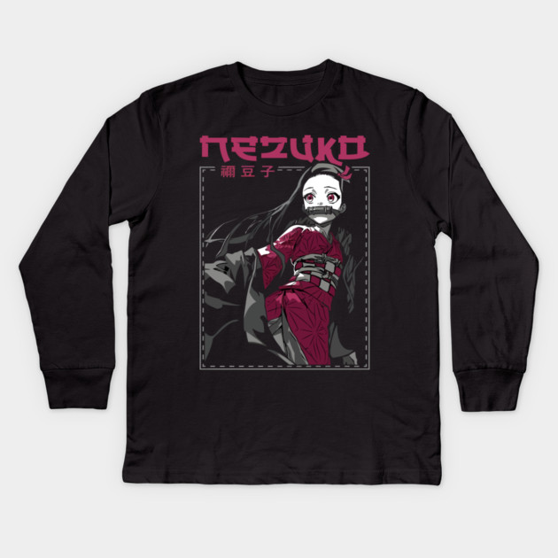 Demon Slayer - Kamado Nezuko Kids Long Sleeve T-Shirt by Otaku Vibes
