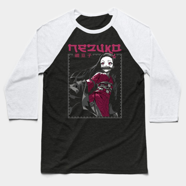 Demon Slayer - Kamado Nezuko Baseball T-Shirt by Otaku Vibes