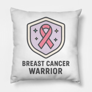 Breast Cancer Warrior Pillow