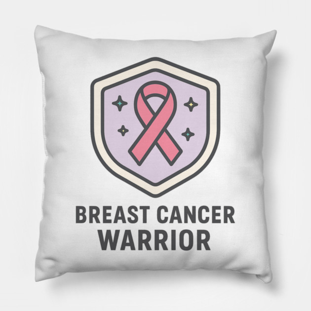 Breast Cancer Warrior Pillow by Fauzi's Store