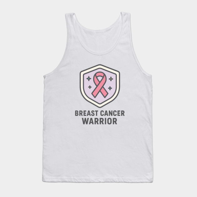 Breast Cancer Warrior Tank Top by Fauzi's Store