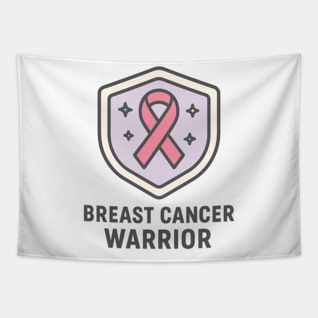 Breast Cancer Warrior Tapestry by Fauzi's Store