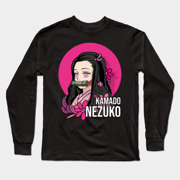 Demon Slayer: Kimetsu no Yaiba - Nezuko Long Sleeve T-Shirt by Otaku Vibes