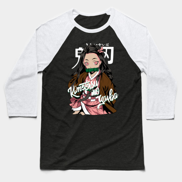 Kimetsu no Yaiba - Kamado Nezuko Baseball T-Shirt by Otaku Vibes