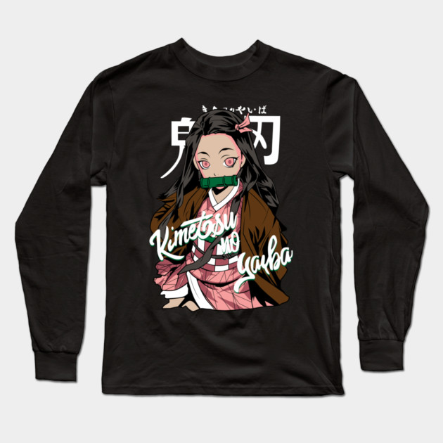 Kimetsu no Yaiba - Kamado Nezuko Long Sleeve T-Shirt by Otaku Vibes