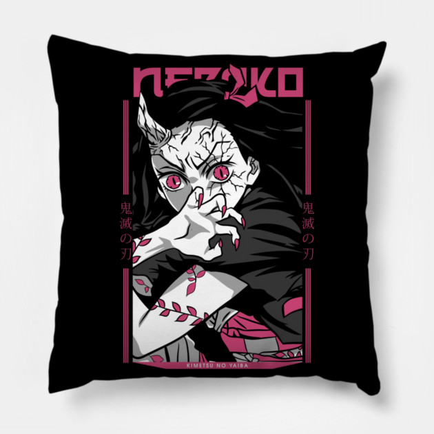 Nezuko Demon Form- Kimetsu no Yaiba Pillow by Otaku Vibes