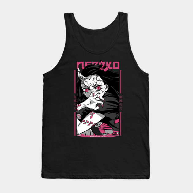 Nezuko Demon Form- Kimetsu no Yaiba Tank Top by Otaku Vibes