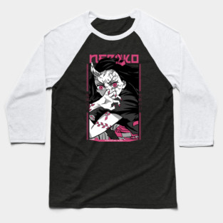 Nezuko Demon Form- Kimetsu no Yaiba Baseball T-Shirt