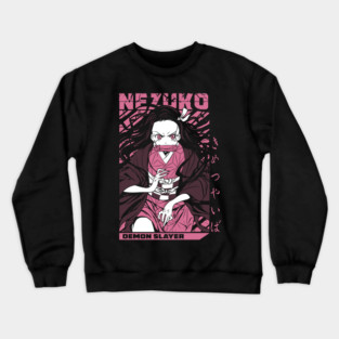 Demon Slayer Nezuko Kamado Flame Aura Crewneck Sweatshirt