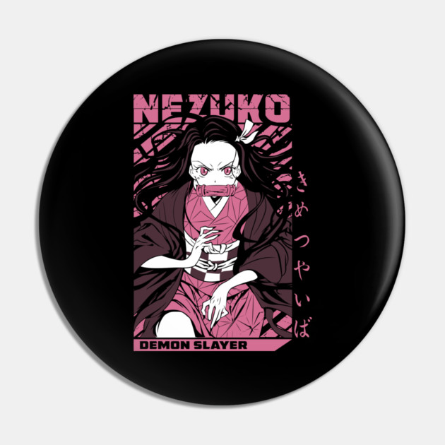 Demon Slayer Nezuko Kamado Flame Aura Pin by Otaku Vibes