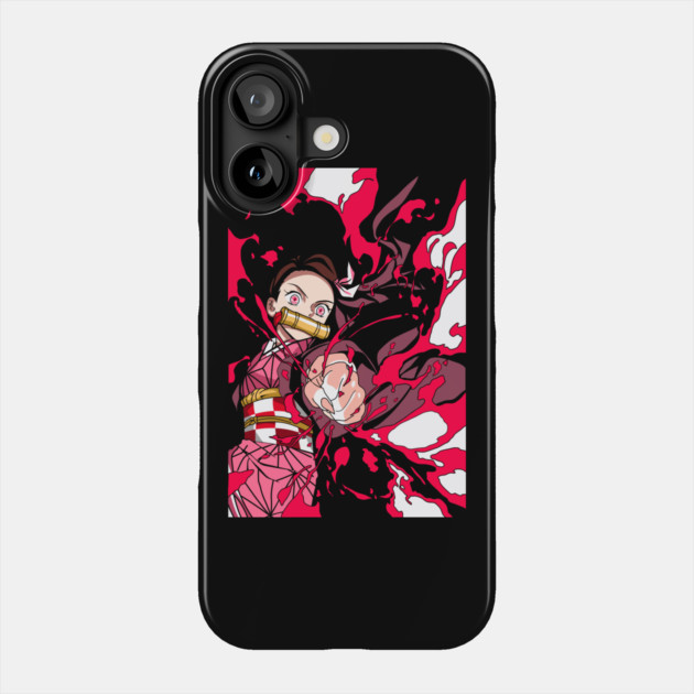 Demon Slayer Nezuko Demon Power Phone Case by Otaku Vibes
